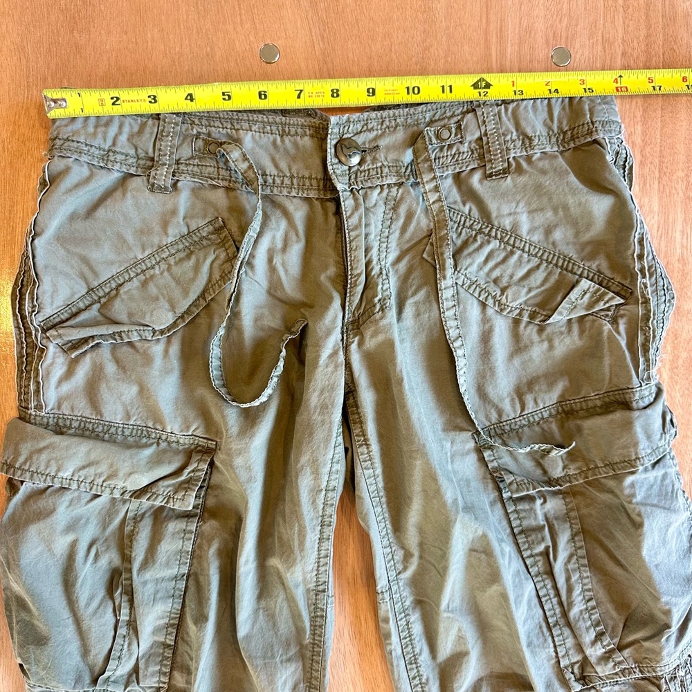 Vintage Free People Olive Green Cargo Pants - Picture 8 of 10